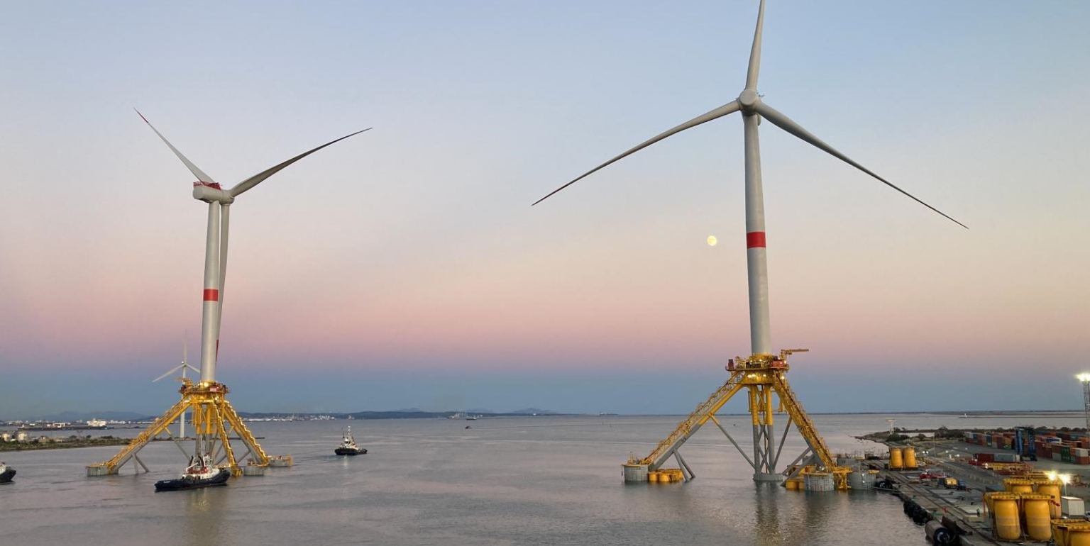 First Floating Offshore Wind Farm in France Fully Commissioned