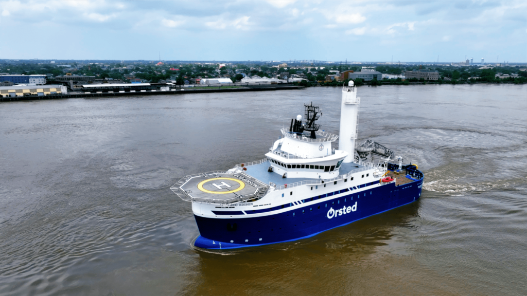 First-Ever SOV Built in US Christened in Louisiana - Offshore Wind