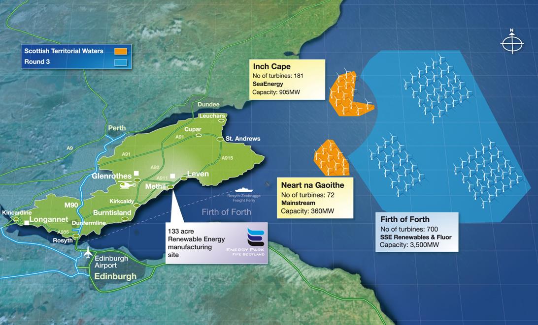 Minister of Energy Visits Fife Energy Park to Open Access Road (UK)