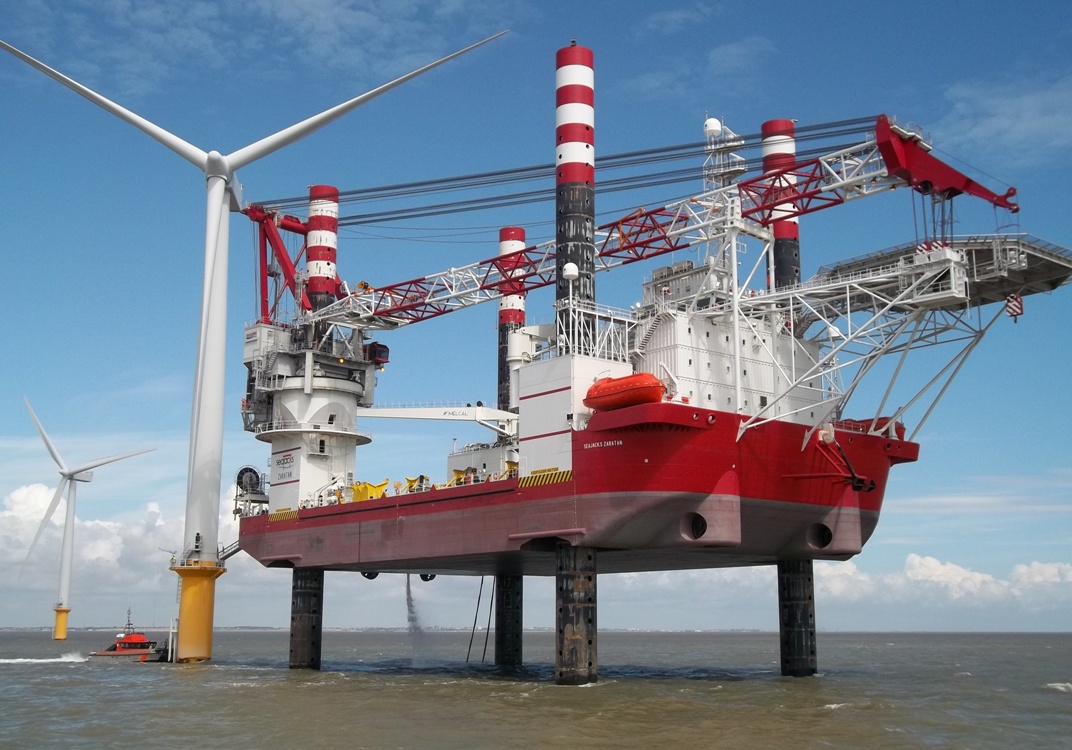 Seajacks Zaratan to Perform O&M Work on Gunfleet Sands, UK