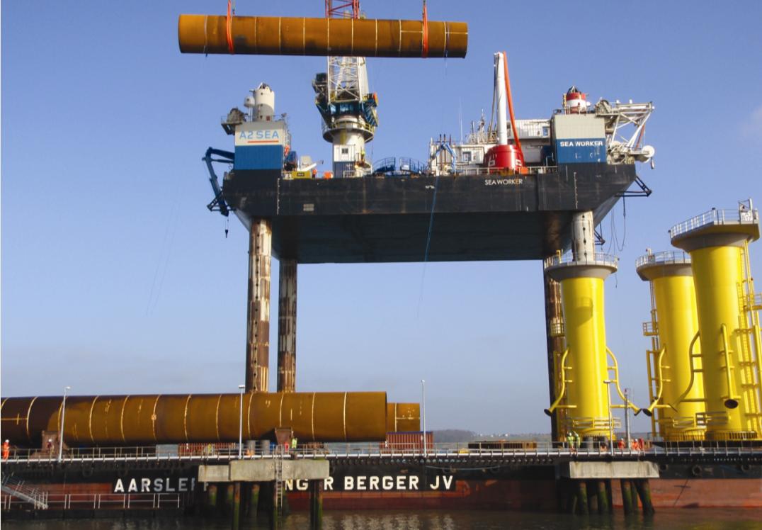 Final Foundation Installed at London Array, UK