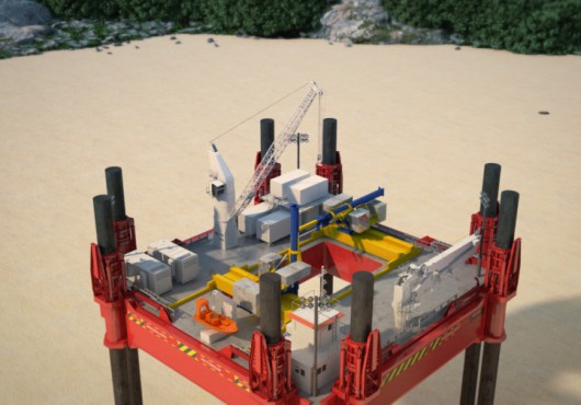 The Netherlands: Lagendijk Equipment Fits Two Cranes to WaveWalker 1