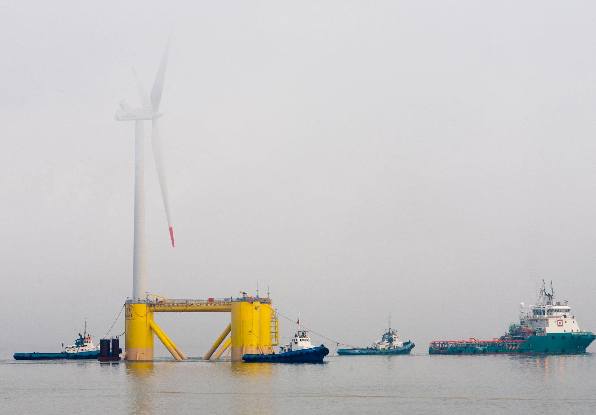 UK: TAG to Work with Principle Power on Developing Wind Turbine Floating Support Structures