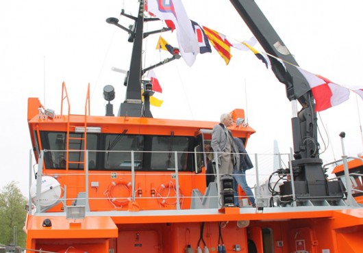The Netherlands: Naming Ceremony for 'Offshore Wenduine' Held in Rotterdam