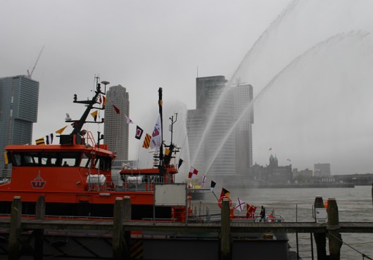 The Netherlands: Naming Ceremony for 'Offshore Wenduine' Held in Rotterdam