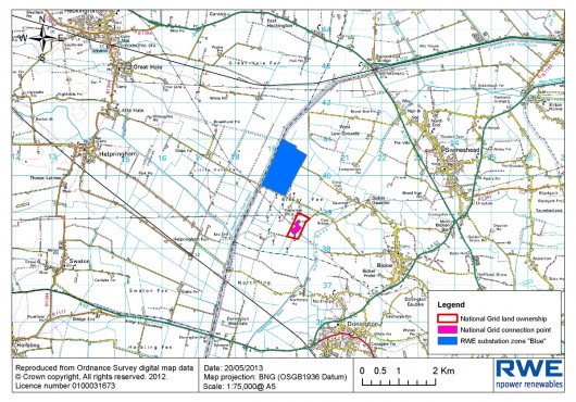 UK: RWE Selects Preferred Locations for Triton Knoll’s Electrical Infrastructure