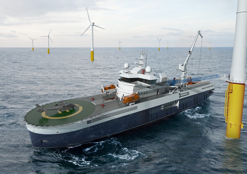 The Netherlands: Damen Unveils Walk to Work Vessel