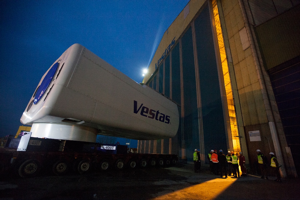 Prototype Nacelle for Vestas’ 8MW Wind Turbine Completed