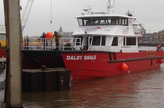 'Dalby Swale' Hits the Water for the First Time