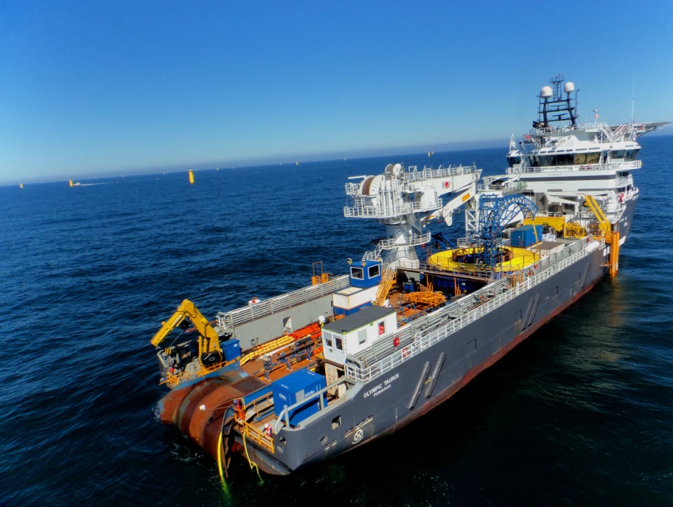 VSMC Installs More than Half of Dan Tysk’s Inter-Array Cables