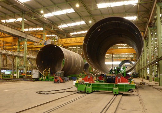 XL Monopiles for Gode Wind 1 & 2 Taking Shape