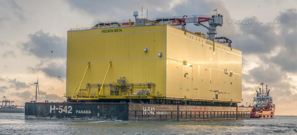 Photo of the Day: HelWin Beta Topside Traveling to Its Site