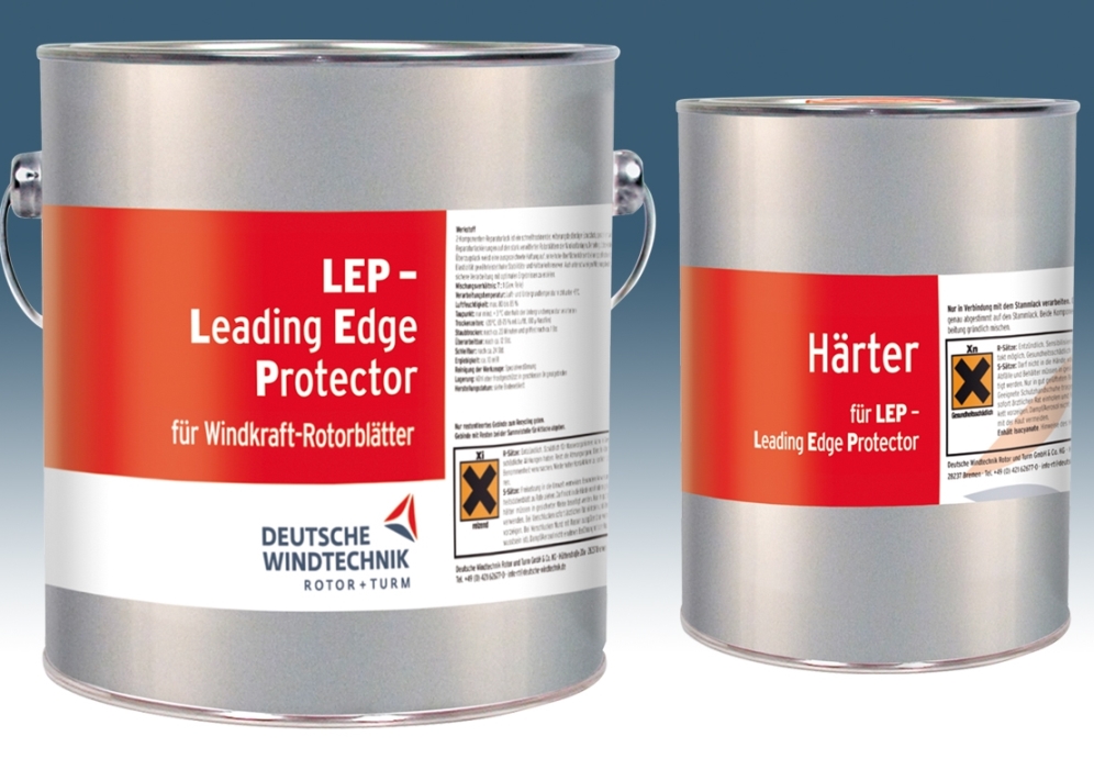 Deutsche Windtechnik Develops Special Erosion Protection for Rotor Blades