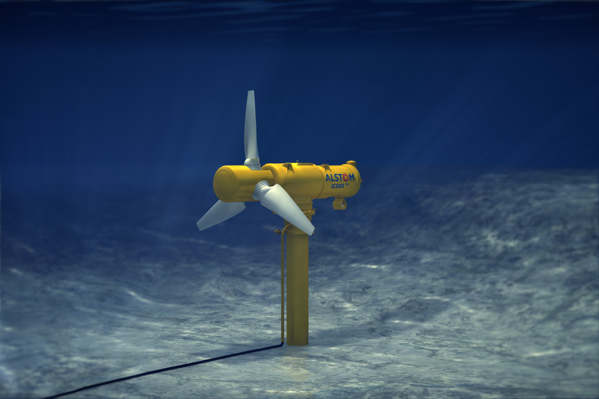 Alstom's Oceade Tidal Turbine to Prove Its Performance at Raz Blanchard