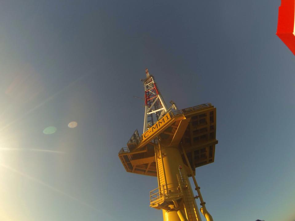 Gallery: Inch Cape's Met Mast Two Months After