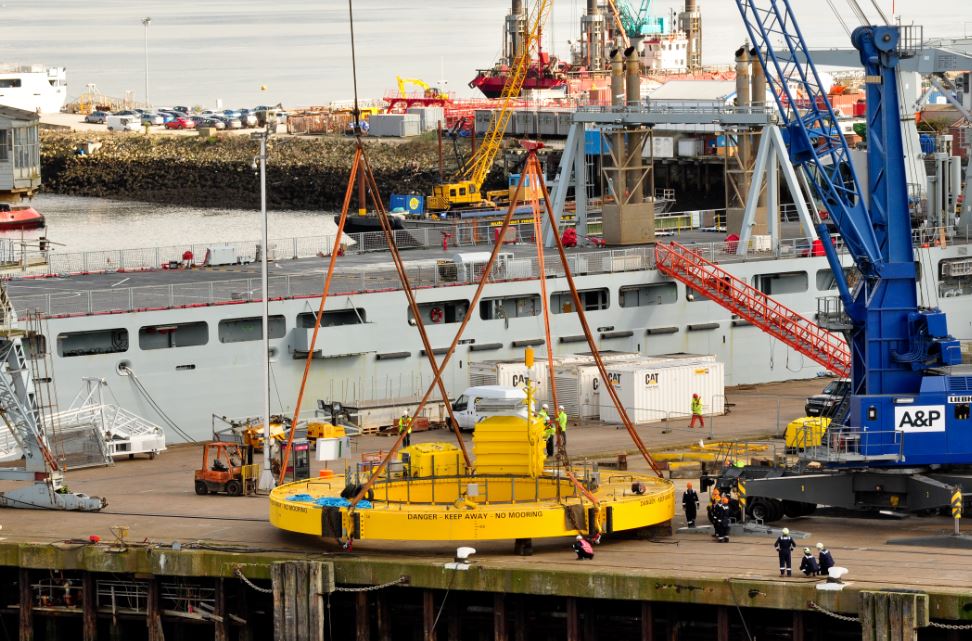 Fred.Olsen Takes Delivery of Refurbished 'Lifesaver' Wave Energy Device