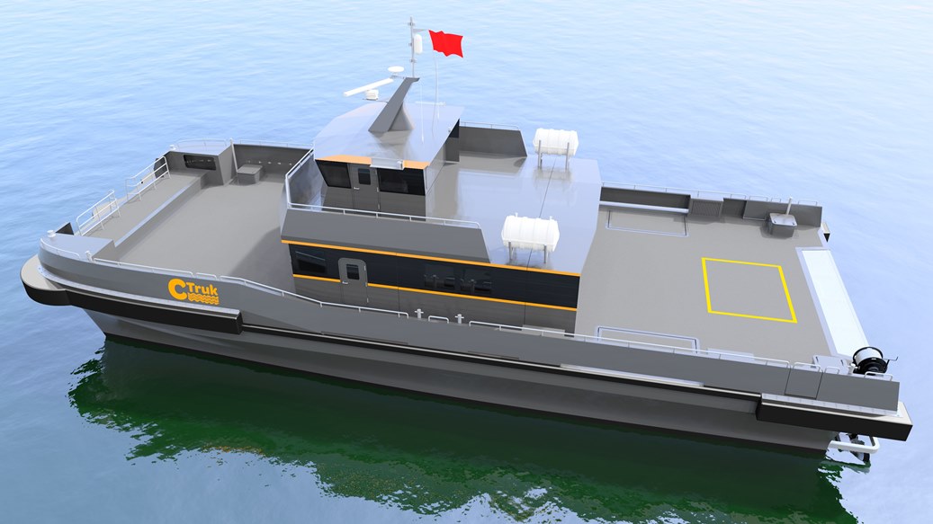 CTruk, BMT Nigel Gee Introduce New 26m Semi-SWATH Vessel