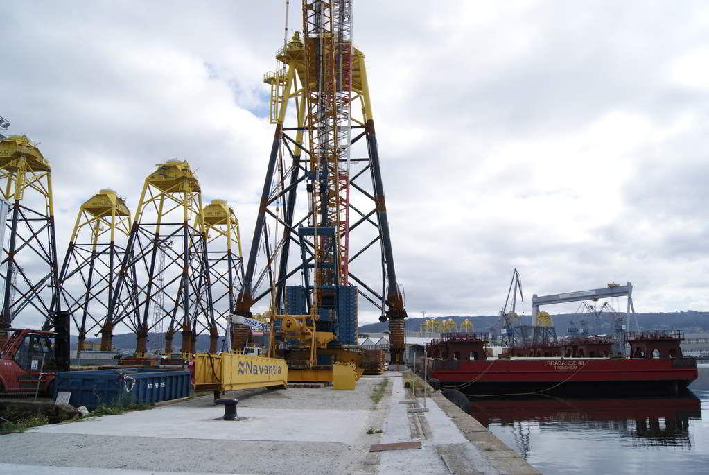 Delivery of the first batch of jackets for the Wikinger project