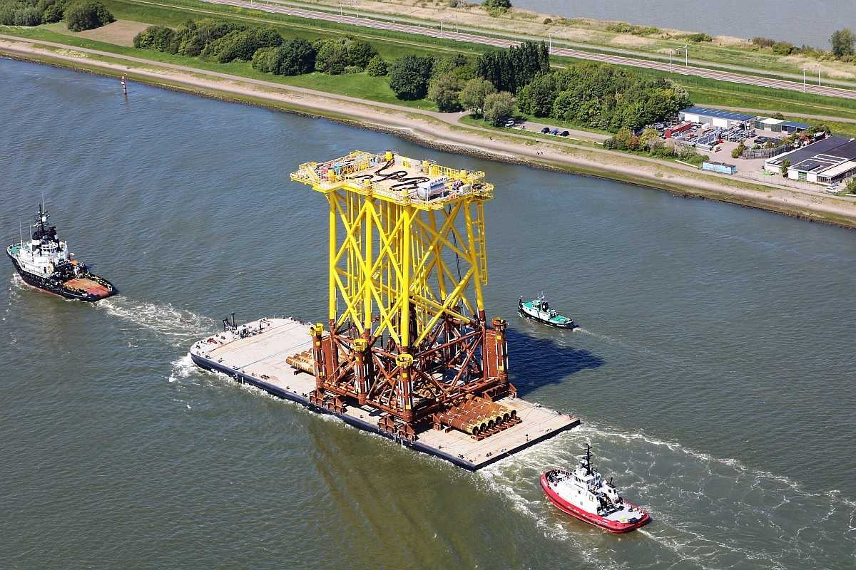 Borssele Beta Jacket Sails Out - Video