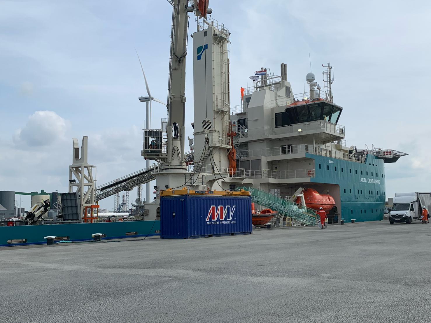 Acta Centaurus Finishes Deutche Bucht Work