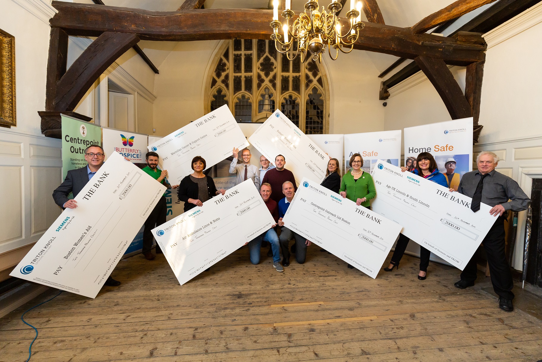 Triton Knoll Gives to Charity