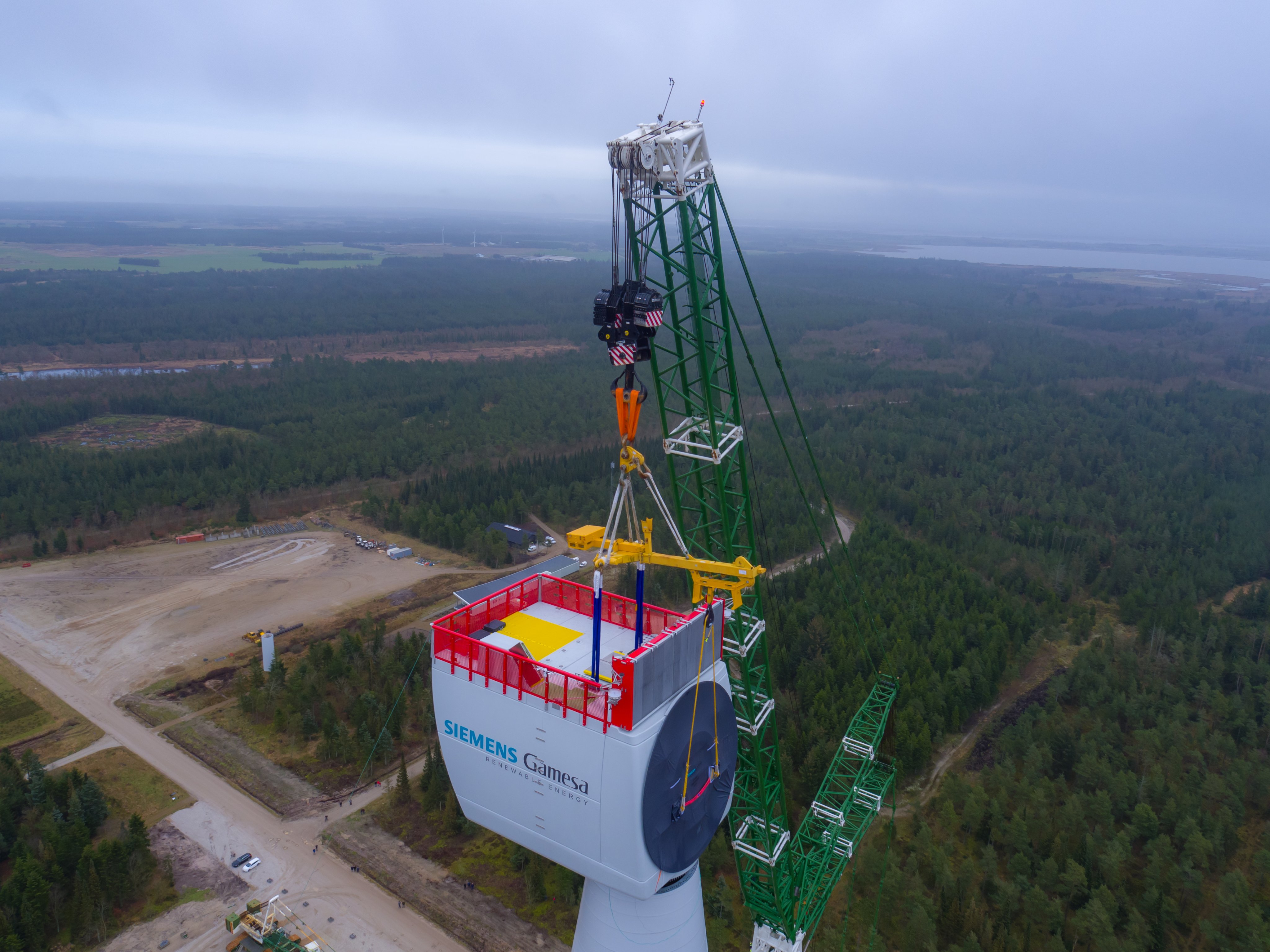 Siemens Gamesa 11MW Nacelle Taking Shape in Østerild