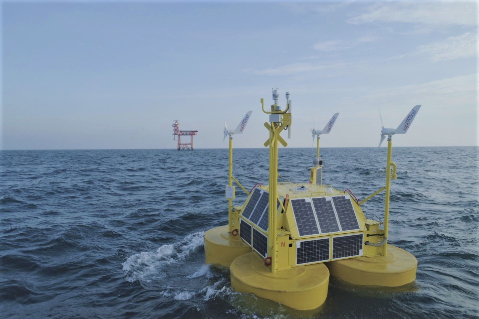 EOLOS floating LiDAR at sea