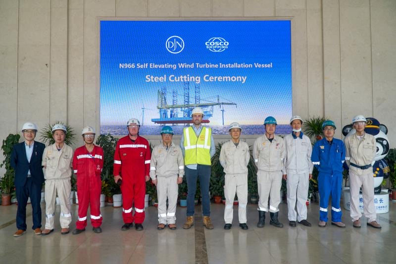 First Steel Cut for Mega Jack-Up Voltaire