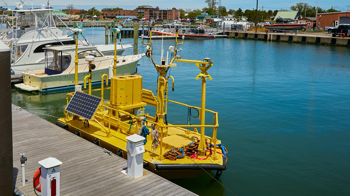The Wind Sentinel prior to deployment on the Kitty Hawk lease area