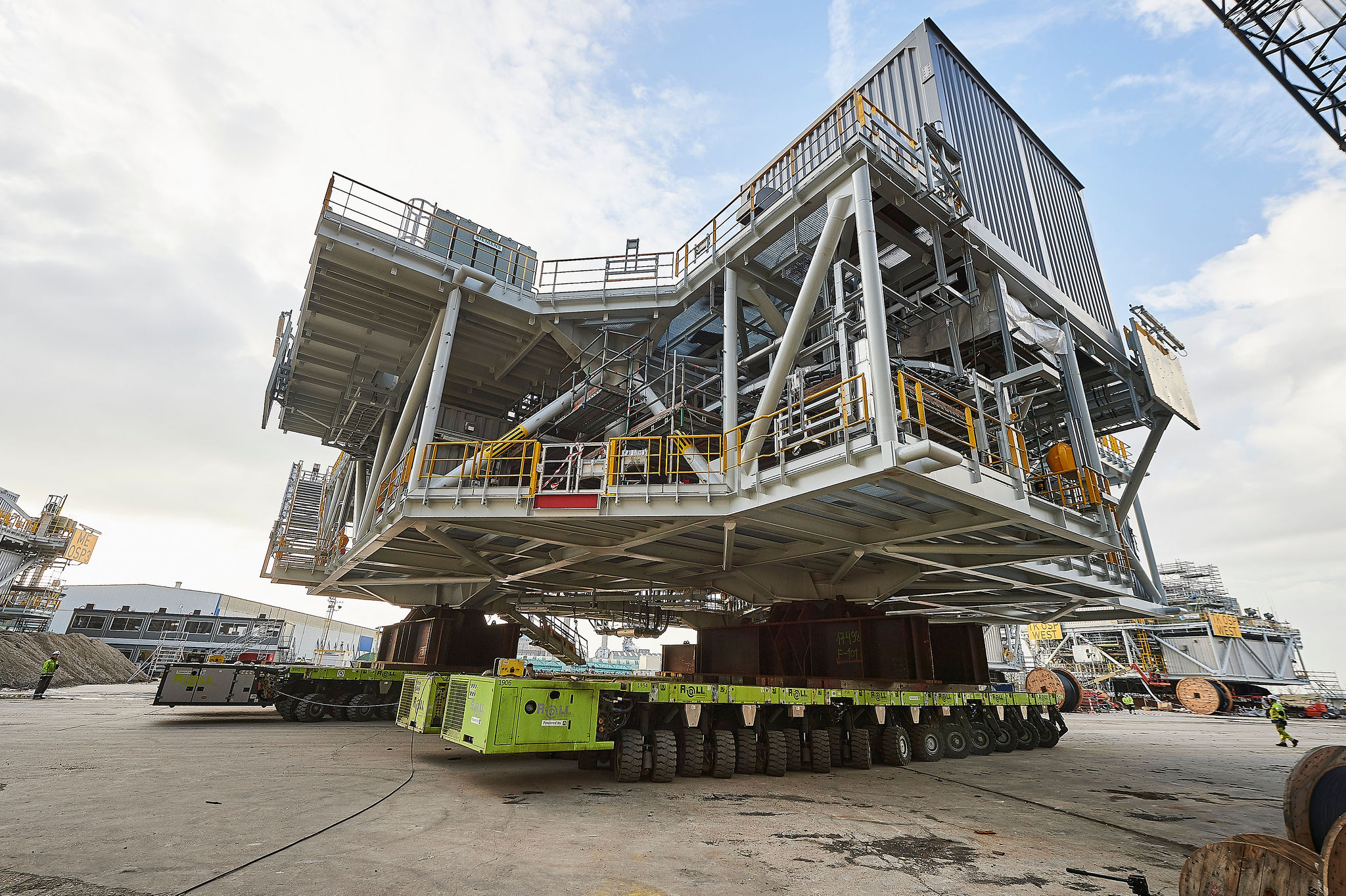 Moray East OSP OTM at Hoboken yard in Belgium