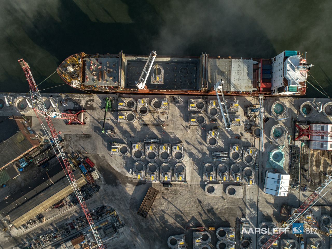 First CWPs being loaded out at Aarsleff facility in Poland