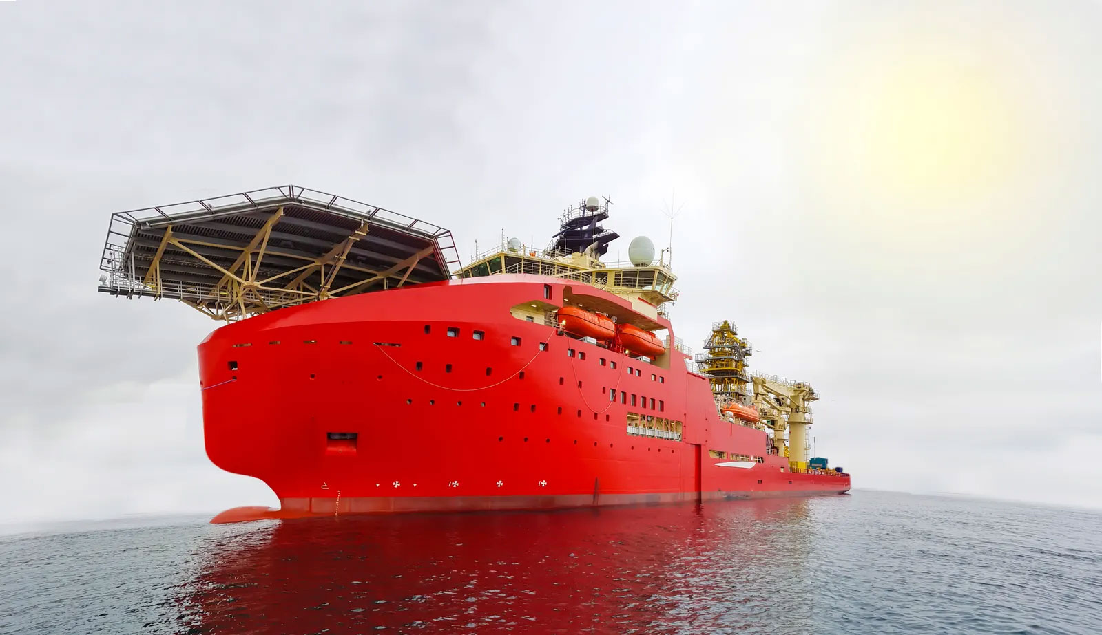 An offshore energy vessel