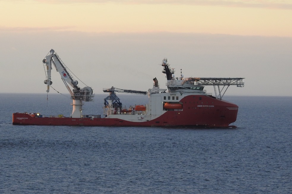 The Siem Barracuda vessel at sea
