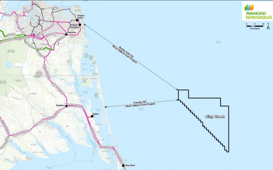 Avangrid Submits Kitty Hawk Construction and Operations Plan