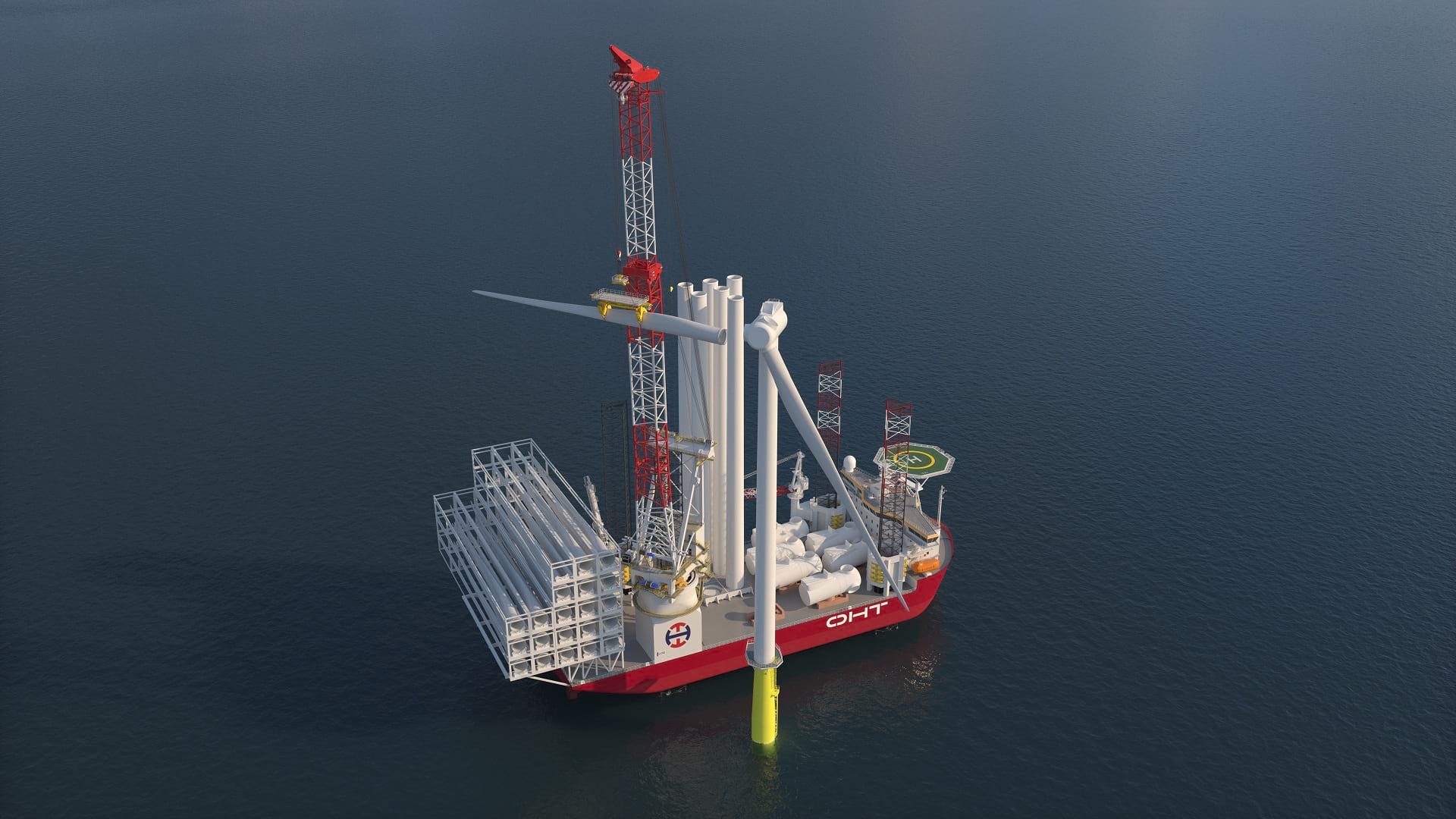 NOV Joins Crew on New OHT Wind Turbine Installation Vessel