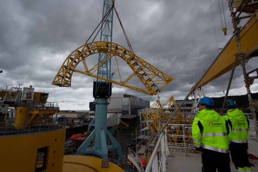 Nexans Aurora Gets Its Cable Laying Equipment