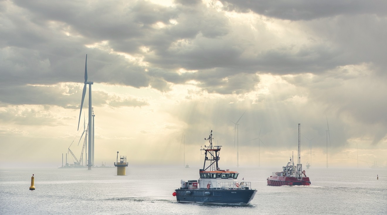 Windpark Fryslân Under Construction