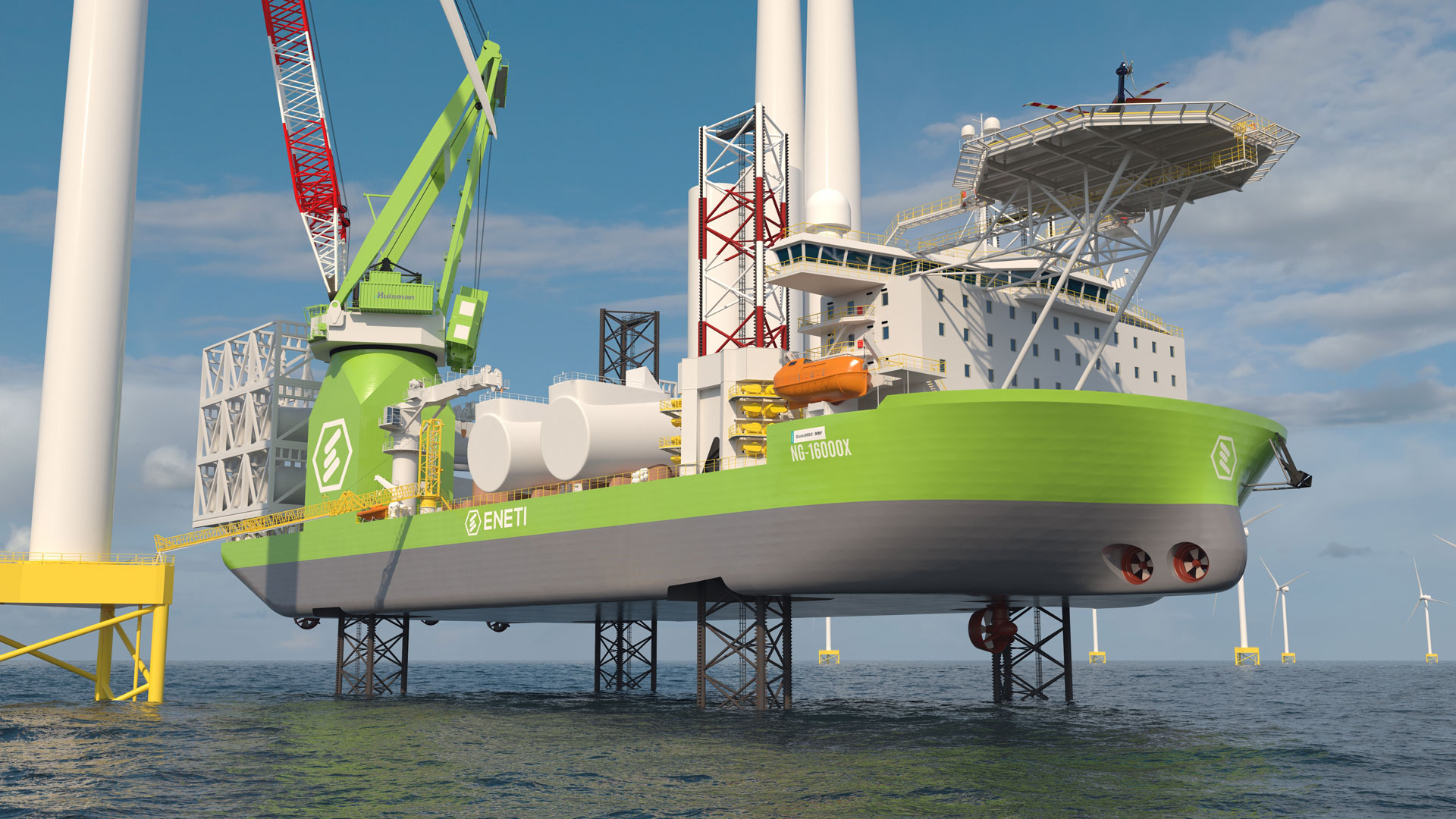GustoMSC Kit for Eneti's Next-Generation Jack-Up