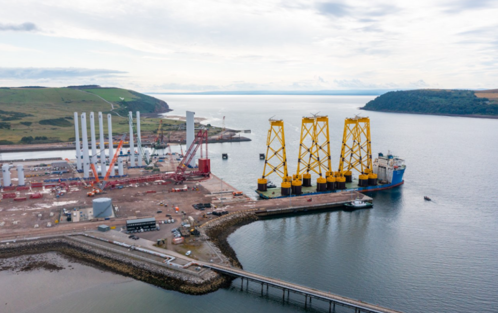 Seagreen jacket foundations