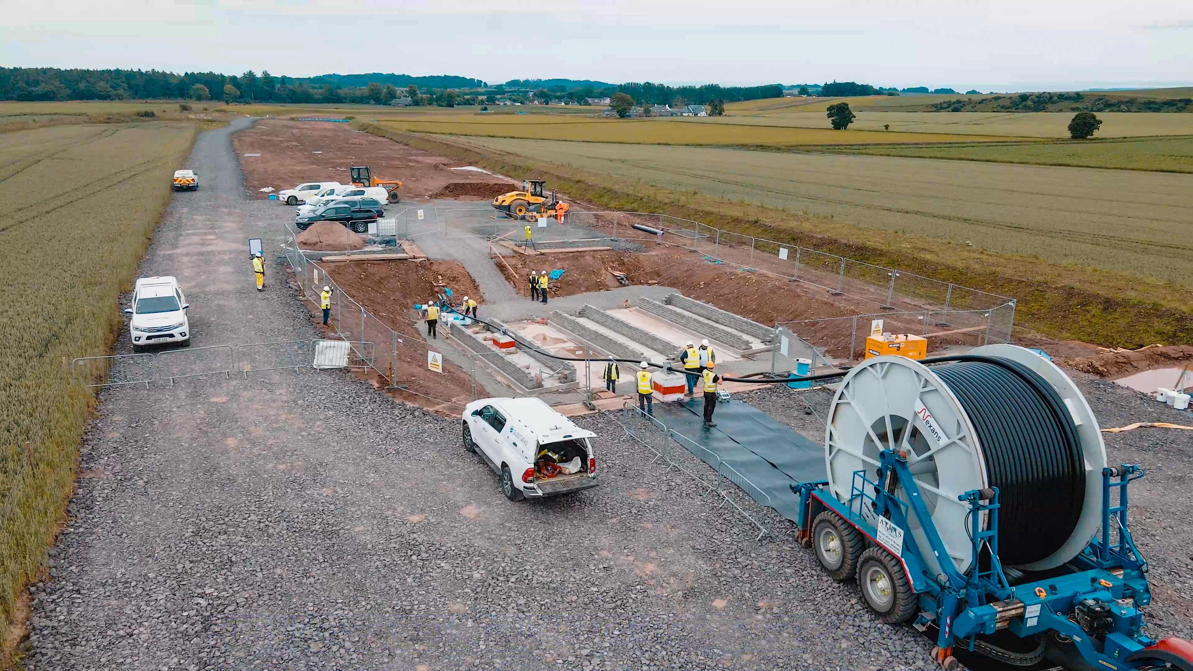 Seagreen cable pulling
