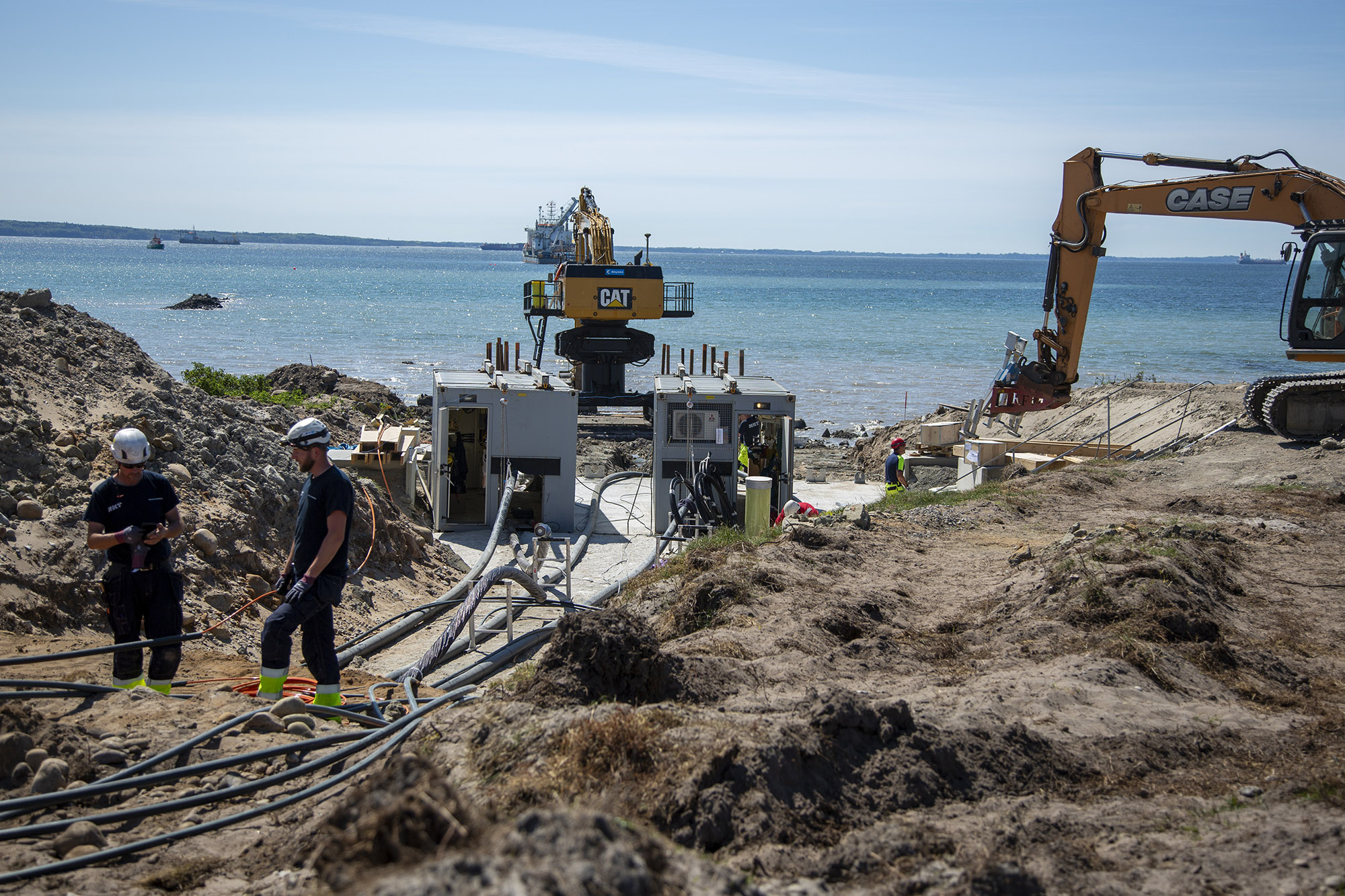 NKT-setting-up-cable-center-in-Poland