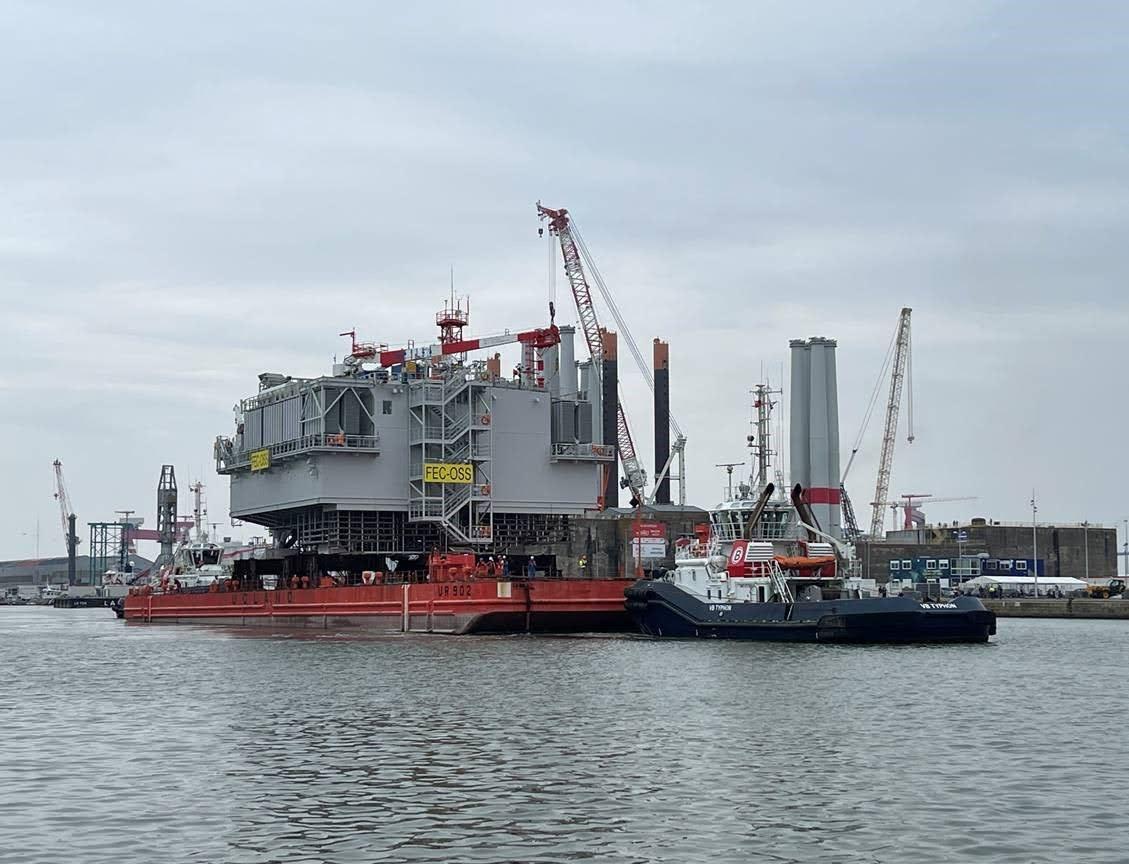 Fécamp offshore substation