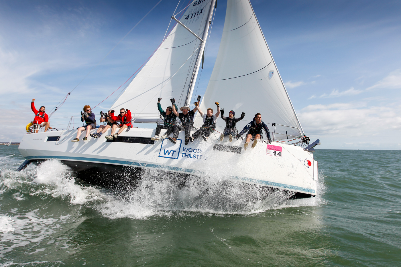 A photo of Wood Thilsted team at the Little Britain Challenge Cup in 2021