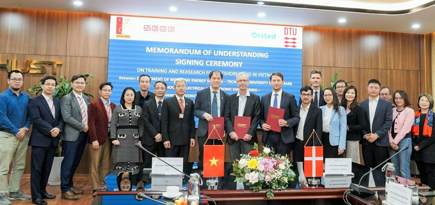 Ørsted Partners with Universities from Vietnam and Denmark to Help Vietnam’s Offshore Wind
