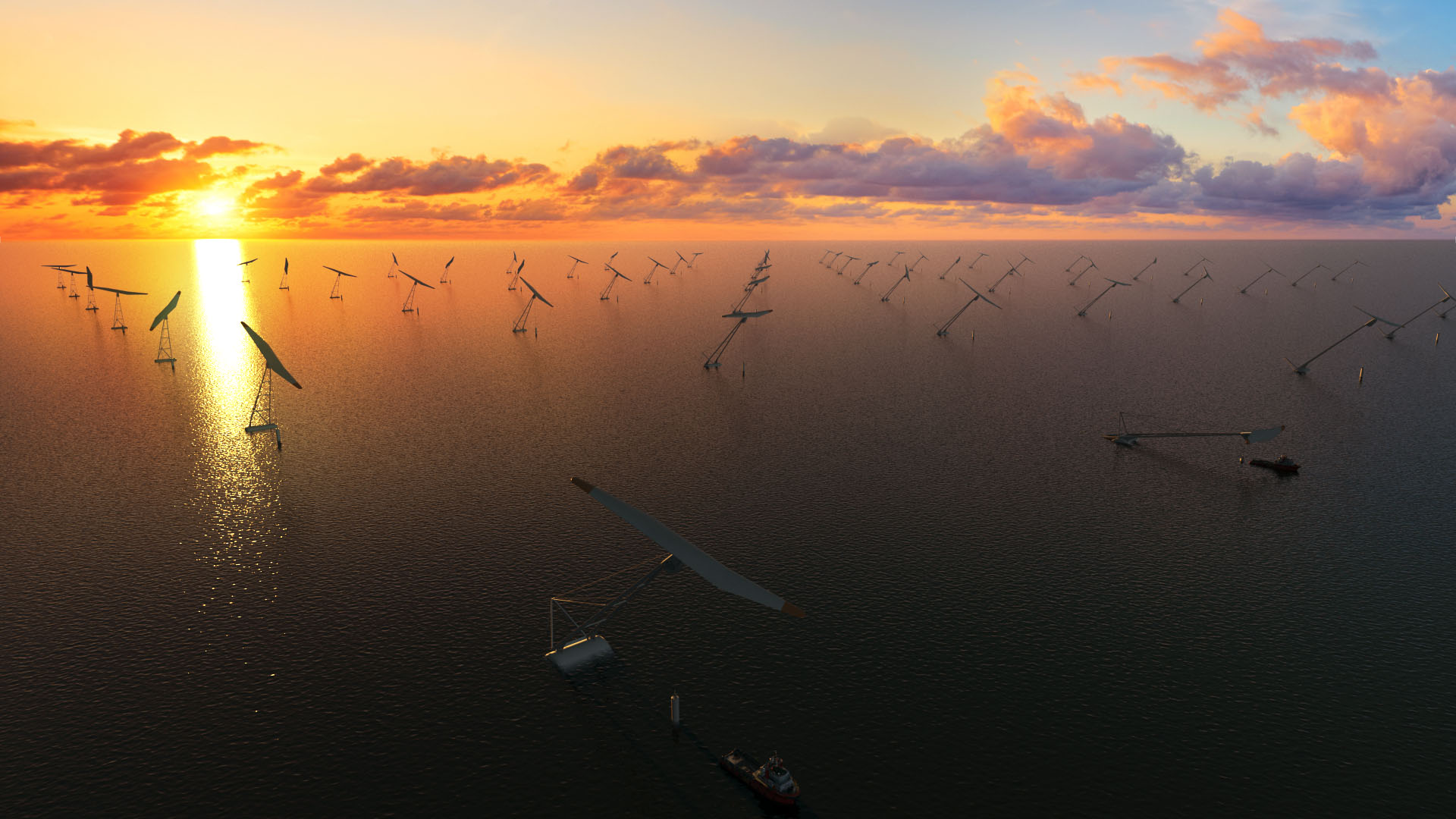 Mitsui OSK Lines investeert in Nederlandse drijvende offshore windturbinetechnologie