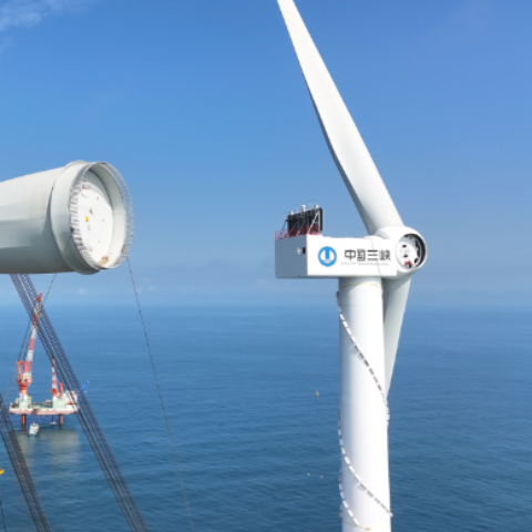 China Three Gorges, installation of Goldwind's 16 MW wind turbine