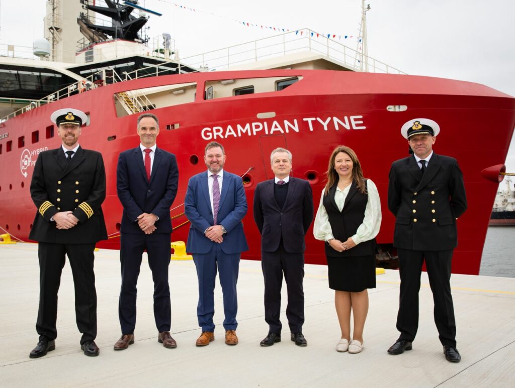 North Star Grampian Tyne naming ceremony