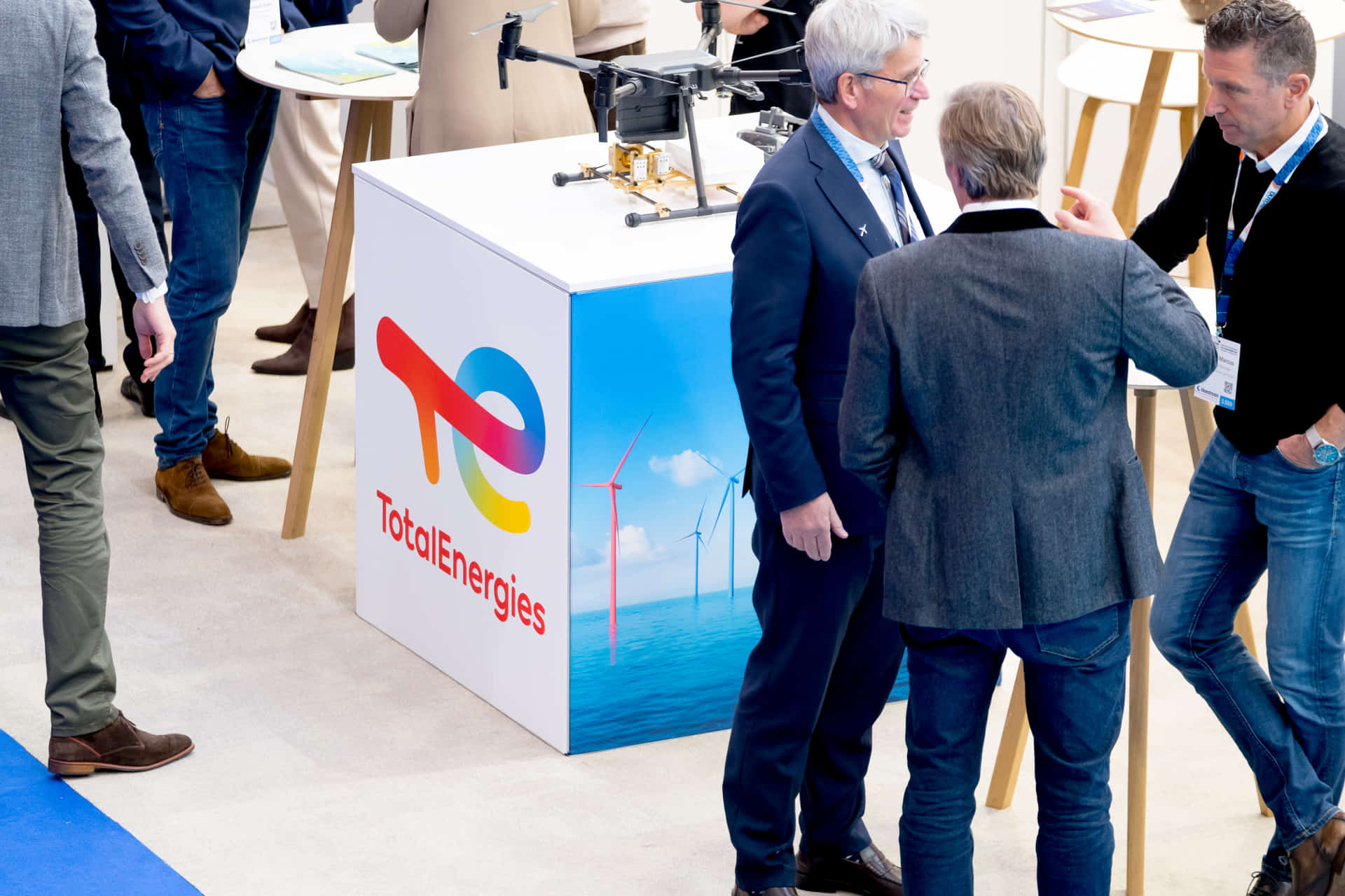 A photo of TotalEnergies stand at Offshore Energy Exhibition & Conference 2022