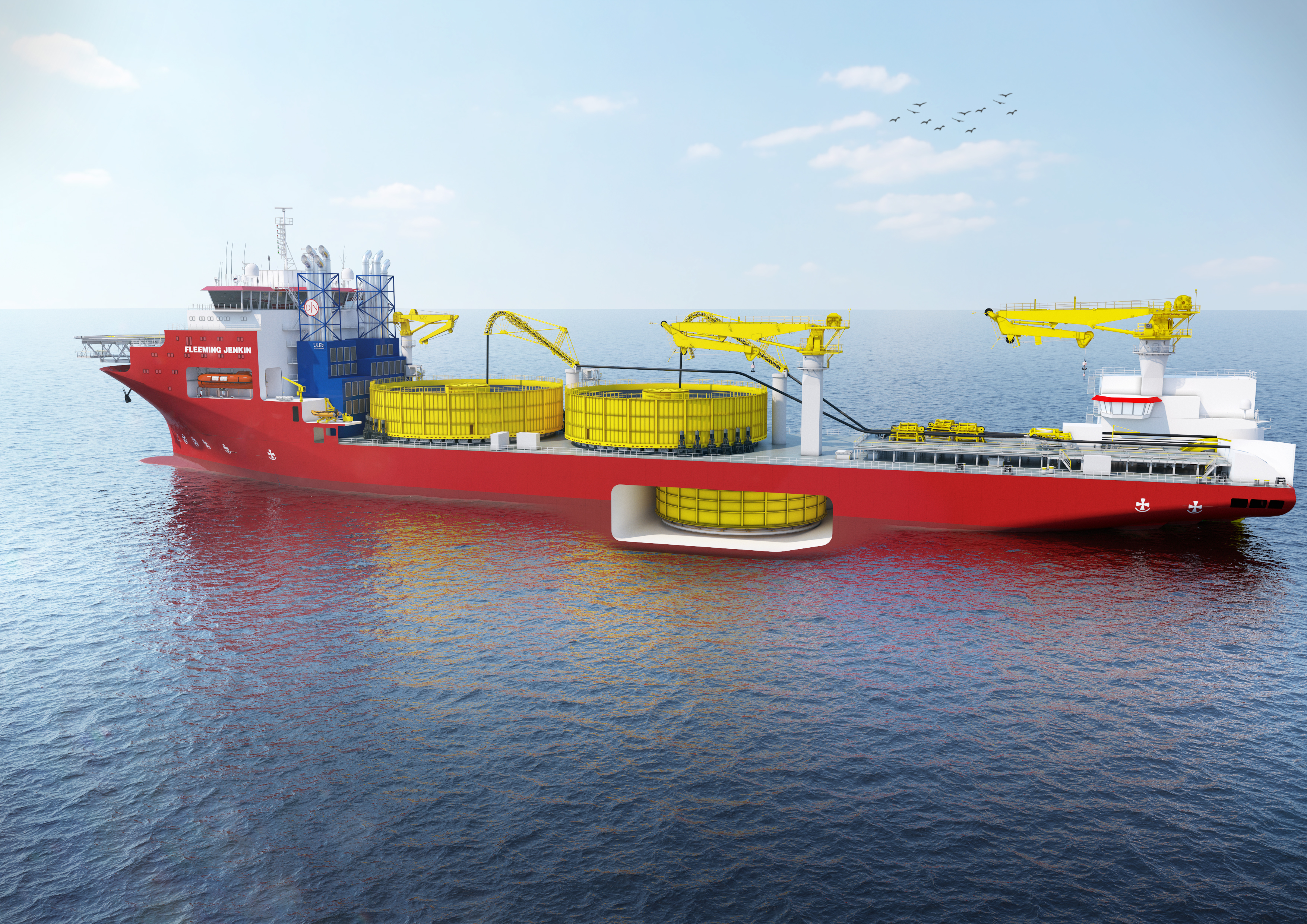Jan De Nul orders world's largest cable-laying vessel from China