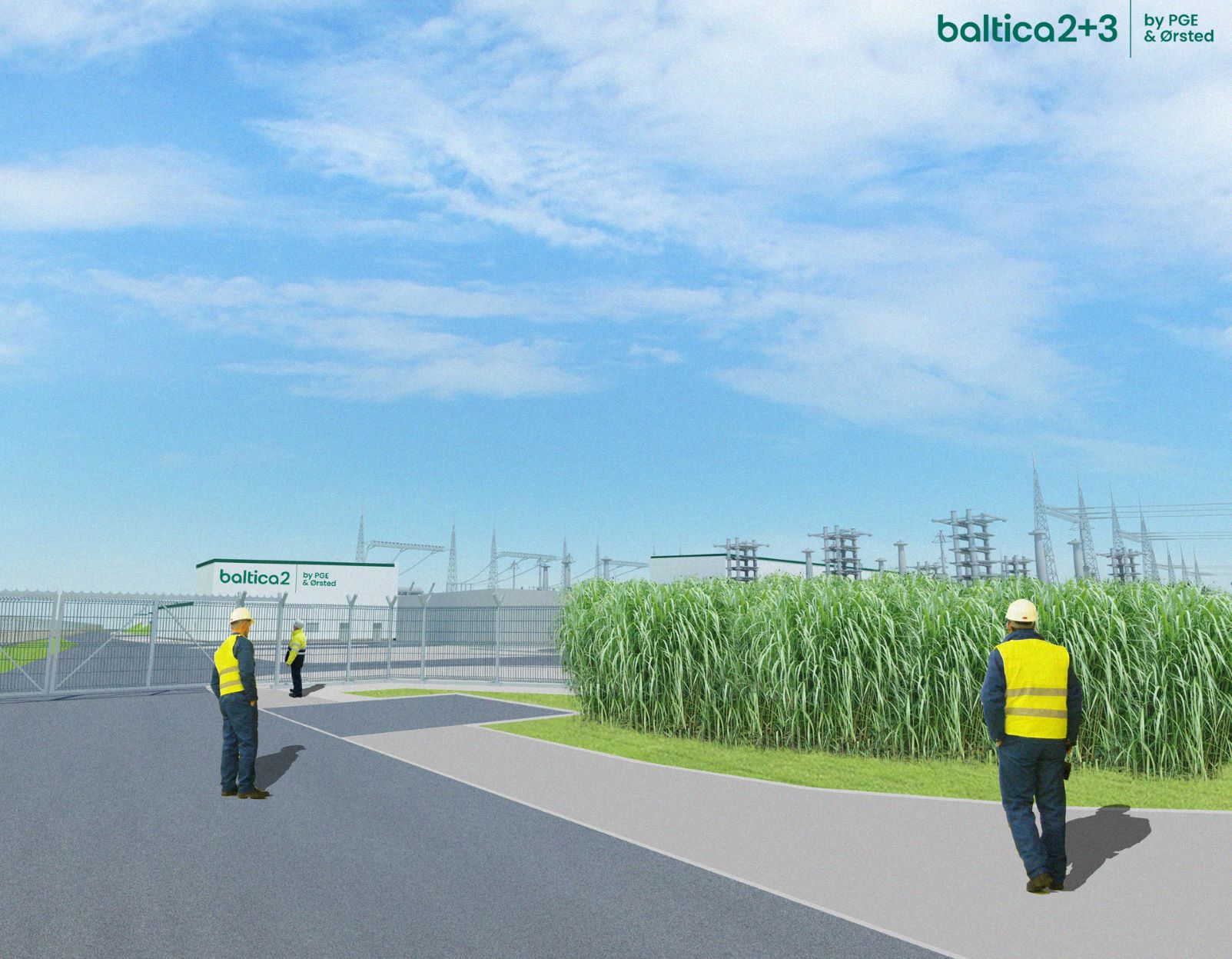 Baltica 2 onshore infrastructure